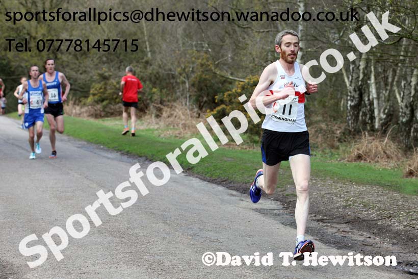 Senior mens English National 12 Stage Road Relay, 2016 English National 12 and 6 Stage Road Relays, Sutton Coldfield, Birmingham. Photo: David T. Hewitson/Sports for All Pics